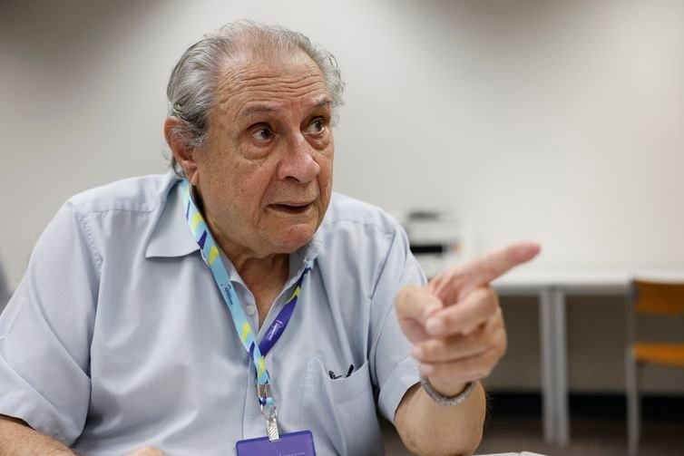 Fernando Frazão/Agência Brasil São José dos Campos (SP) 02/12/2024 - Entrevista com o professor Sylvio Goulart Rosa Júnior, diretor técnico da Fundação Parque Tecnológico de São Carlos (ParqTec), na Conferência Anprotec 2024. Foto: Fernando Frazão/Agência Brasil