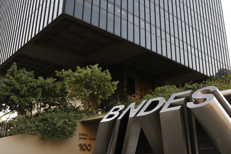 Edifício sede do BNDES, Banco Nacional de Desenvolvimento Econômico e Social, no Centro do Rio.