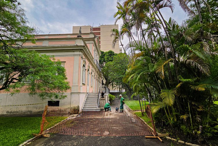 Rio de Janeiro (RJ), 24/07/2025 - Obras do Museu Casa de Rui Barbosa. Foto: Marcela Canéro/FCRB