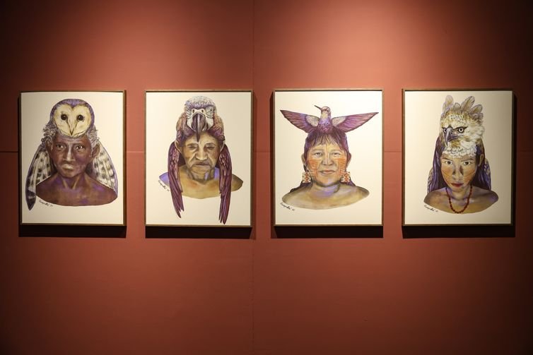 Tomaz Silva/Agência Brasil Petrópolis (RJ), 23/08/2025 – Exposição Insurgências Indígenas – Arte, Memória e Resistência, no Sesc Quitandinha, em Petrópolis. Foto: Tomaz Silva/Agência Brasil