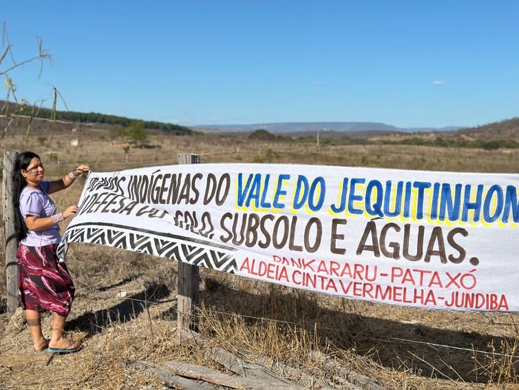 São Paulo (SP), 03/10/2025 – Uakyrê Pankararu-Pataxó na Terra Indígena Cinta Vermelha de Jundiba.
Foto:  Igor Vinagre/Instituto Por Elas/Divulgação