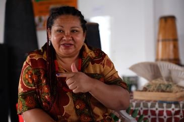 Belém (PA), 20/11/2025 - Maria Malcher, coordenadora de projetos do Cedenpa (Centro de Estudos e Defesa do Negro do Pará), no Cedenpa. Foto: Tânia Rêgo/Agência Brasil
