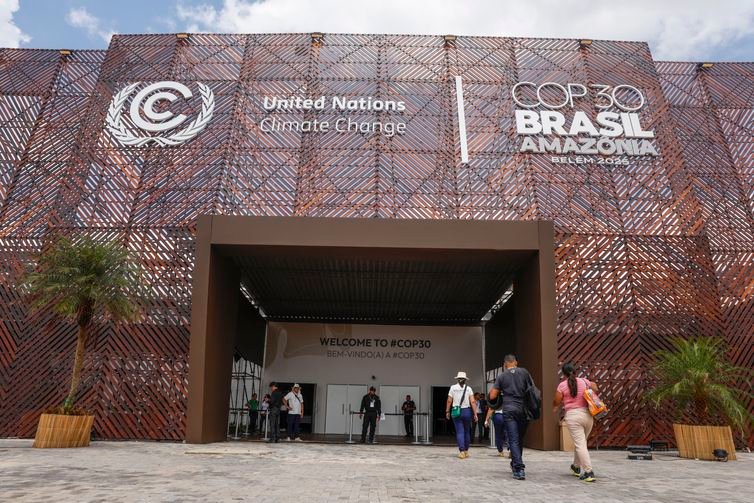 Belém (PA), 07/11/2025 - Pavilhões da COP30.
Foto: Tânia Rêgo/Agência Brasil