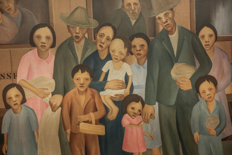 Brasília (DF), 10/02/2026 - Visita guiada no centro cultural TCU à exposição “Transbordar o mundo: os olhares de Tarsila do Amaral”, que estará aberta ao público a partir de 11 de fevereiro.
Foto: Joédson Alves/Agência Brasil