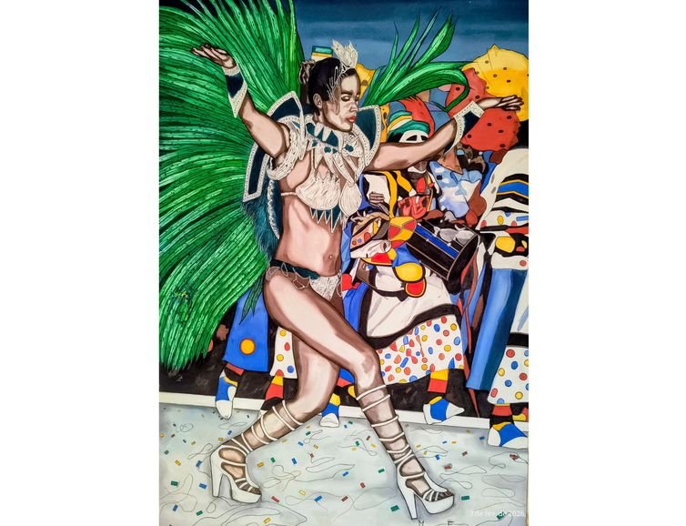 Diretoria de Cultura da Alerj/ Divulgação 26/02/2026 - Exposição Brasilidades Palácio Tiradentes. Pintura do artista italiano Maurizio Ferri.
Foto: Diretoria de Cultura da Alerj/ Divulgação