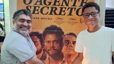 Isabela Vieira/Agência Brasil Rio de Janeiro (RJ), 15/03/2025 - Rafael Cabral e Miguel de Oliveira Tavares participam do Concurso de sósios de Wagner Moura. Foto: Isabela Vieira/Agência Brasil