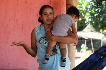 Valter Campanato/Agência Brasil Brasília (DF), 26/03/2026 - Jéssica Gonçalvez, moradora do Quilombola Antinha de Baixo no Santo Antônio do Descoberto. Foto: Valter Campanato/Agência Brasil