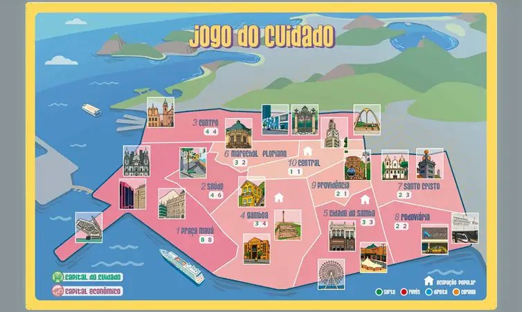 jogodocuidado.com.br/Reprodução Brasília (DF), 20/03/2026 - Jogo do Cuidado. Foto: jogodocuidado.com.br/Reprodução