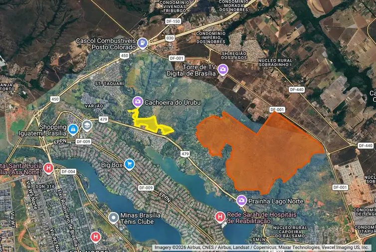 Associação Preserva Serrinha Mapa do Parque da Serrinha do Paranoá