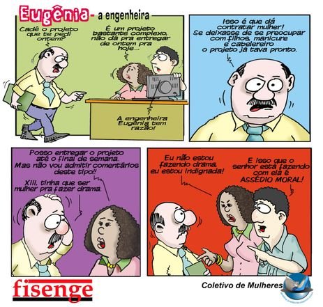 Fisenge/Divulgação Brasília (DF), 31/03/2026 - História em quadrinhos vira ferramenta de conscientização social na EJA. Tirinhas da Engenheira Eugênia fazem parte do material de apoio pedagógico. Foto: Fisenge/Divulgação