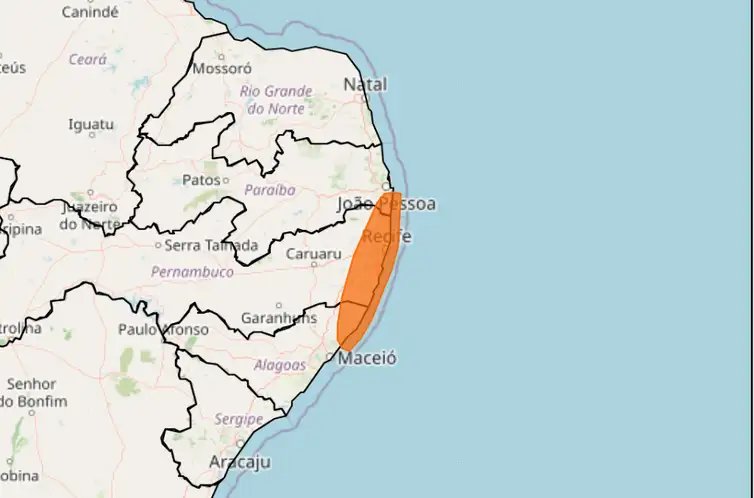 Mapa Inmet Brasília (DF), 03/06/2026 – Mapa do Instituto Nacional de Meteorologia.
Mapa INMET