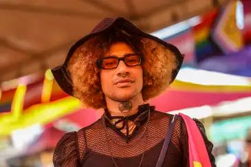 Brasília (DF), 28/06/2026 - Lilith Lunar, durante entrevista para a Agência Brasil, em evento do Dia do orgulho LGBT+ no Eixão do Lazer. Foto: Marcelo Camargo/Agência Brasil