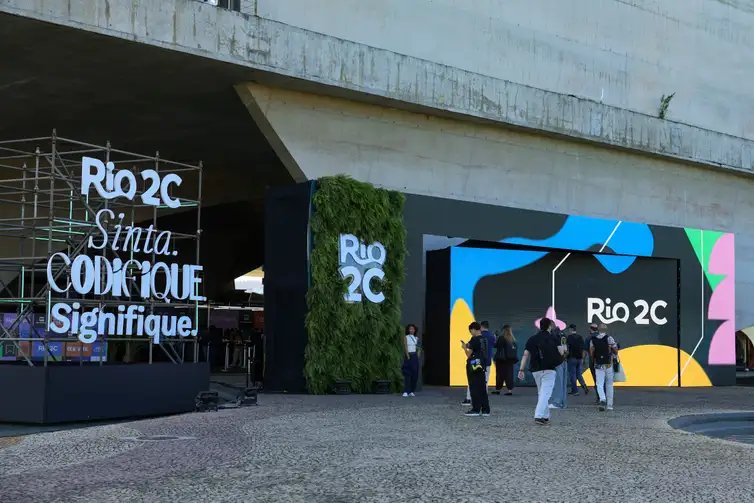 Rio de Janeiro (RJ), 28/05/2026 – Encontro de criatividade, inovação e negócios Rio 2C ocupa a Cidade das Artes, na zona oeste do Rio de Janeiro. Foto: Tomaz Silva/Agência Brasil