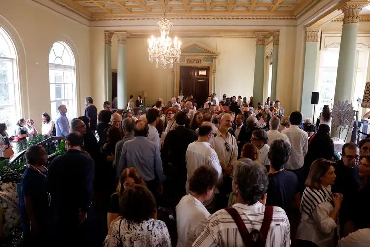 Tânia Rêgo/Agência Brasil Rio de Janeiro (RJ), 23/07/2026 - Velório do cineasta Luiz Carlos Barreto, o Barretão, no Palácio da Cidade, em Botafogo, zona sul da cidade. Foto: Tânia Rêgo/Agência Brasil