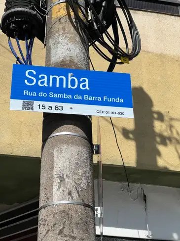 São Paulo (SP)-31/07/2026 . Rua do Samba , recebe placa e era oficialmente batizada no bairro da Barra Funda.
Foto: Paulo Pinto/Agência Brasil