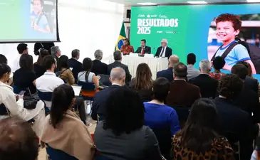 Luís Fortes/MEC Brasília - DF - 05/08/2026 - Ideb avança em todas as etapas da educação básica // Indicadores de 2025 divulgados nesta quarta-feira crescem nos anos iniciais e finais do ensino fundamental e no
ensino médio. Foto: : Luís Fortes/MEC