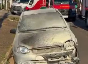 A explosão causou estragos e deixou três feridos - Foto: Reprodução/Redes Sociais