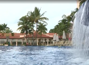 Piscina onde a menina se afogou - Foto: Reprodução/TV